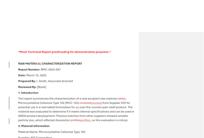 proofread and edit documents or books for error free text